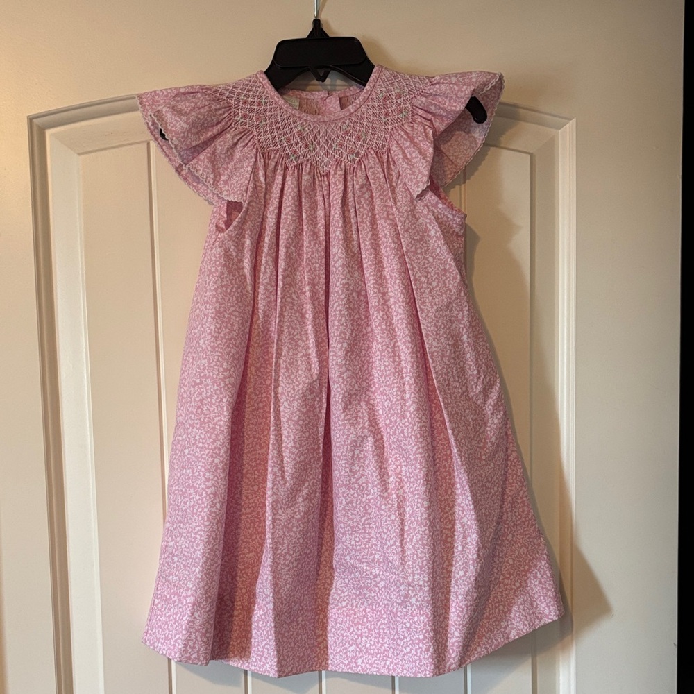 Edgehill Collection Pink Smocked Dress 2T